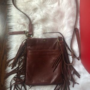 Lucky brand fringe boho purse